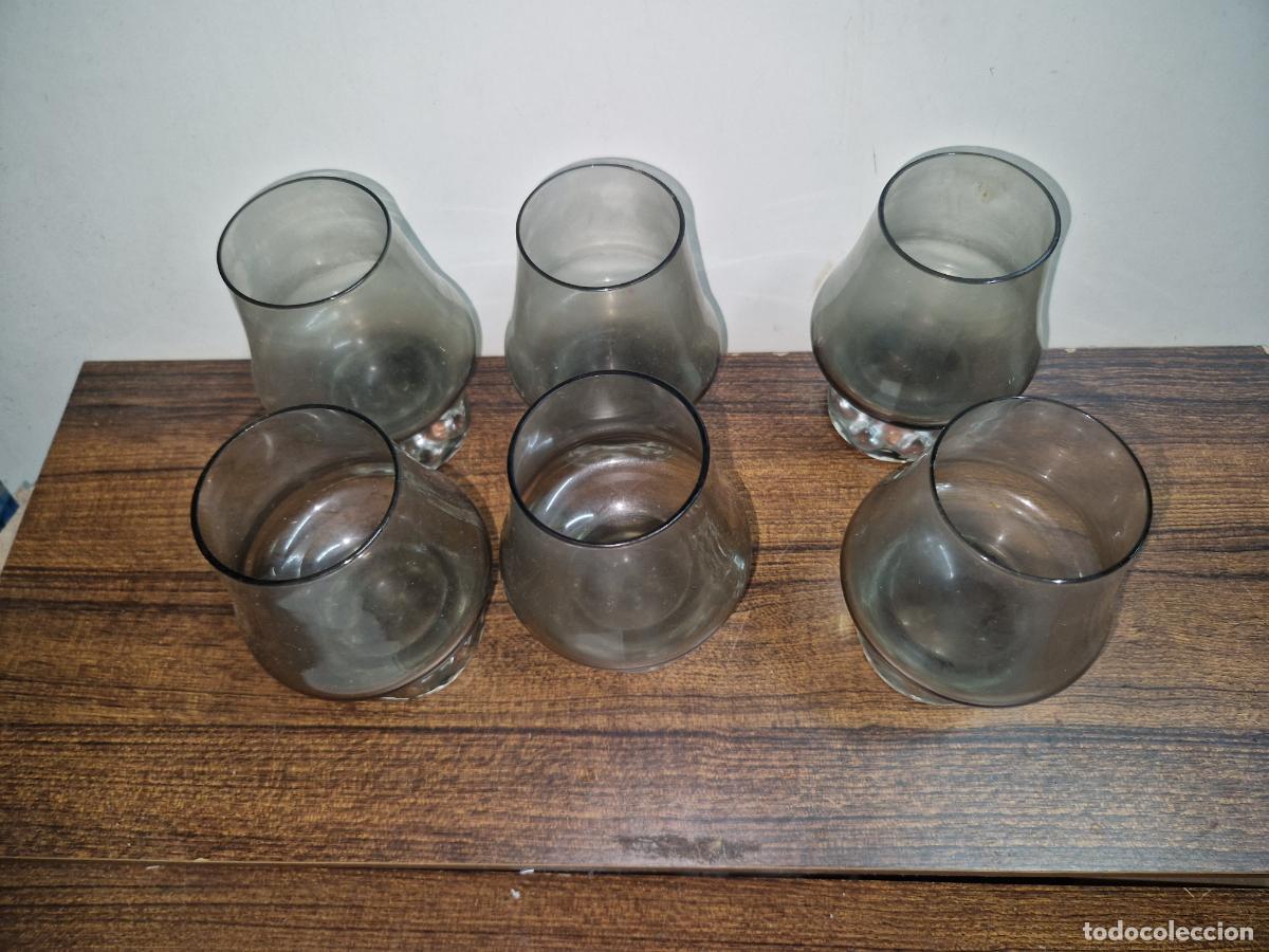 Segunda mano: 6 BONITOS VASOS DE CRISTAL. MEDIDA 12*6CM - Foto 1