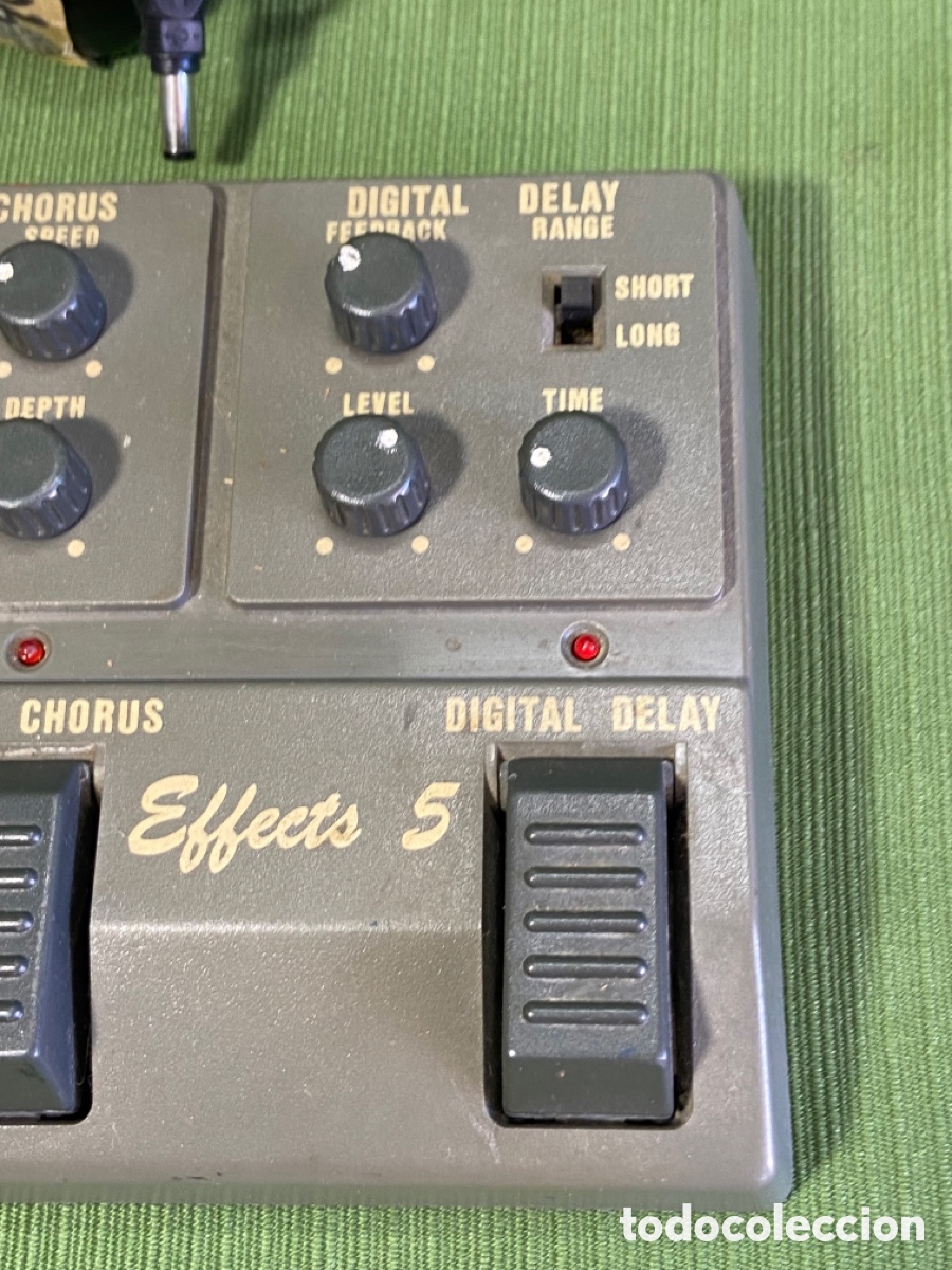 Segunda mano: Pedal multipedal de efectos de guitarra antiguo. Ken multi effects 5. - Foto 4