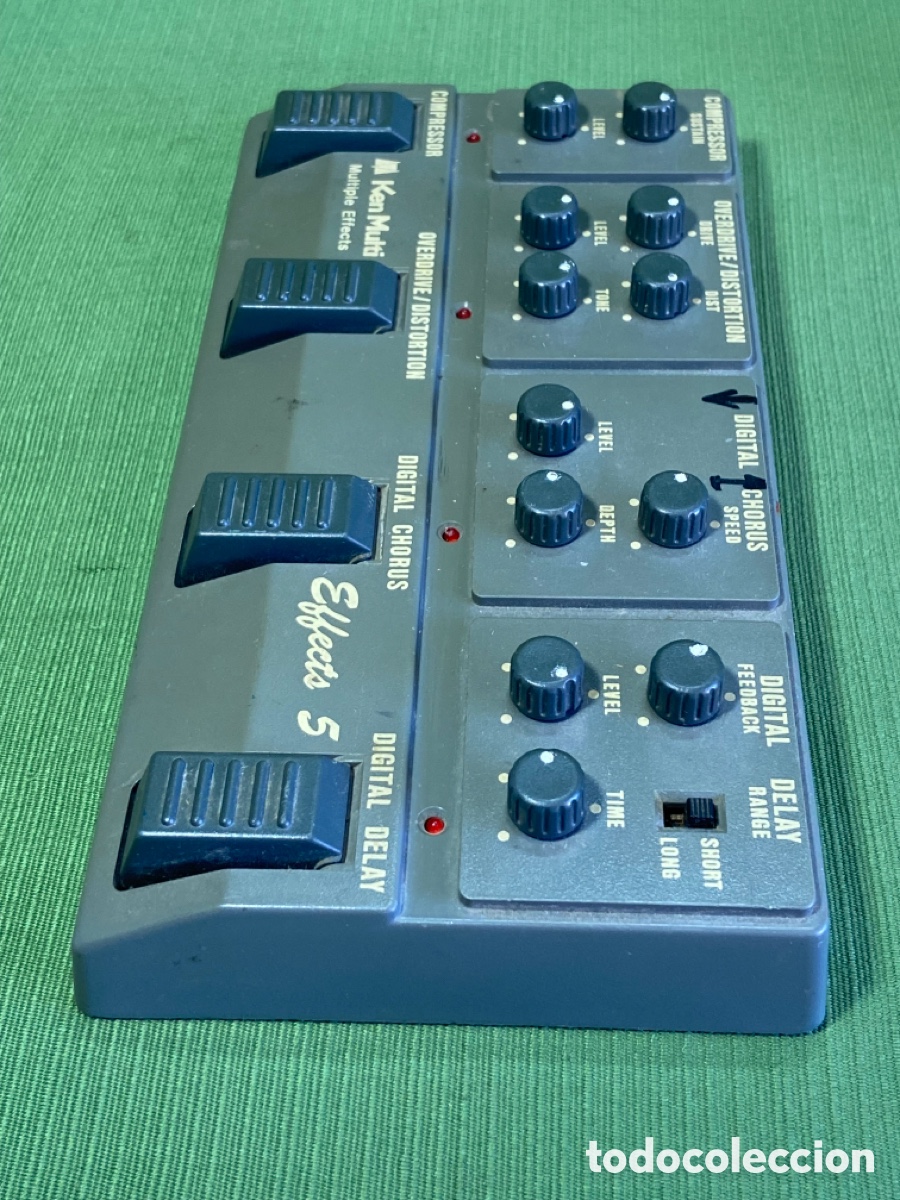 Segunda mano: Pedal multipedal de efectos de guitarra antiguo. Ken multi effects 5. - Foto 7