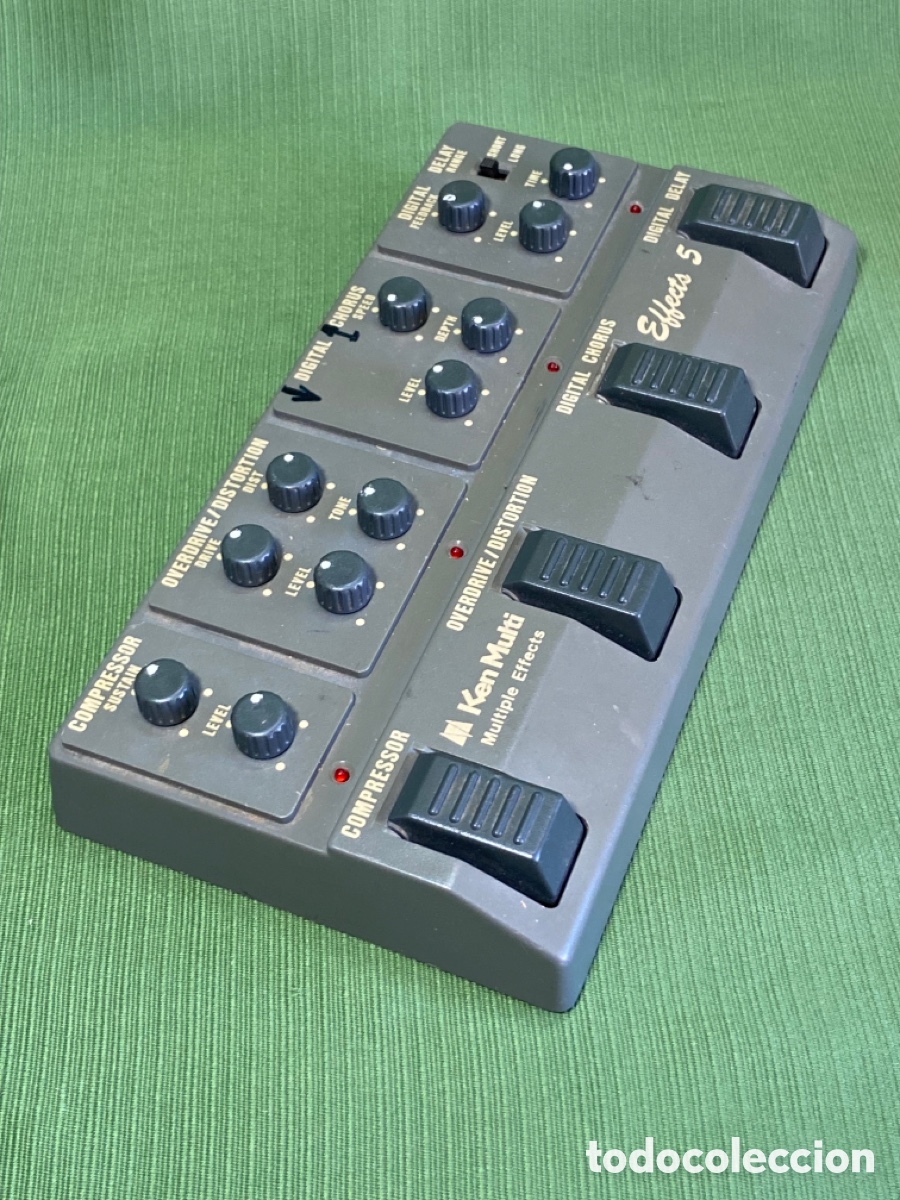 Segunda mano: Pedal multipedal de efectos de guitarra antiguo. Ken multi effects 5. - Foto 9