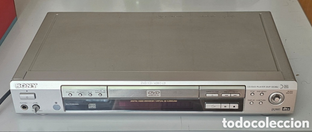 Segunda mano: SONY CD/DVD PLAYER DVP-S536D DOBLY DTS VIRTUAL 3D SURROUND +++ - Foto 1