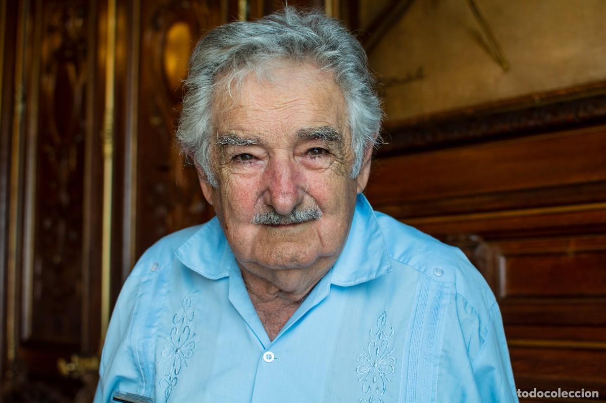 Seconda Mano: PEPE MUJICA, EXPRESIDENTE DE URUGUAY. CUADRO LIENZO CON BASTIDOR