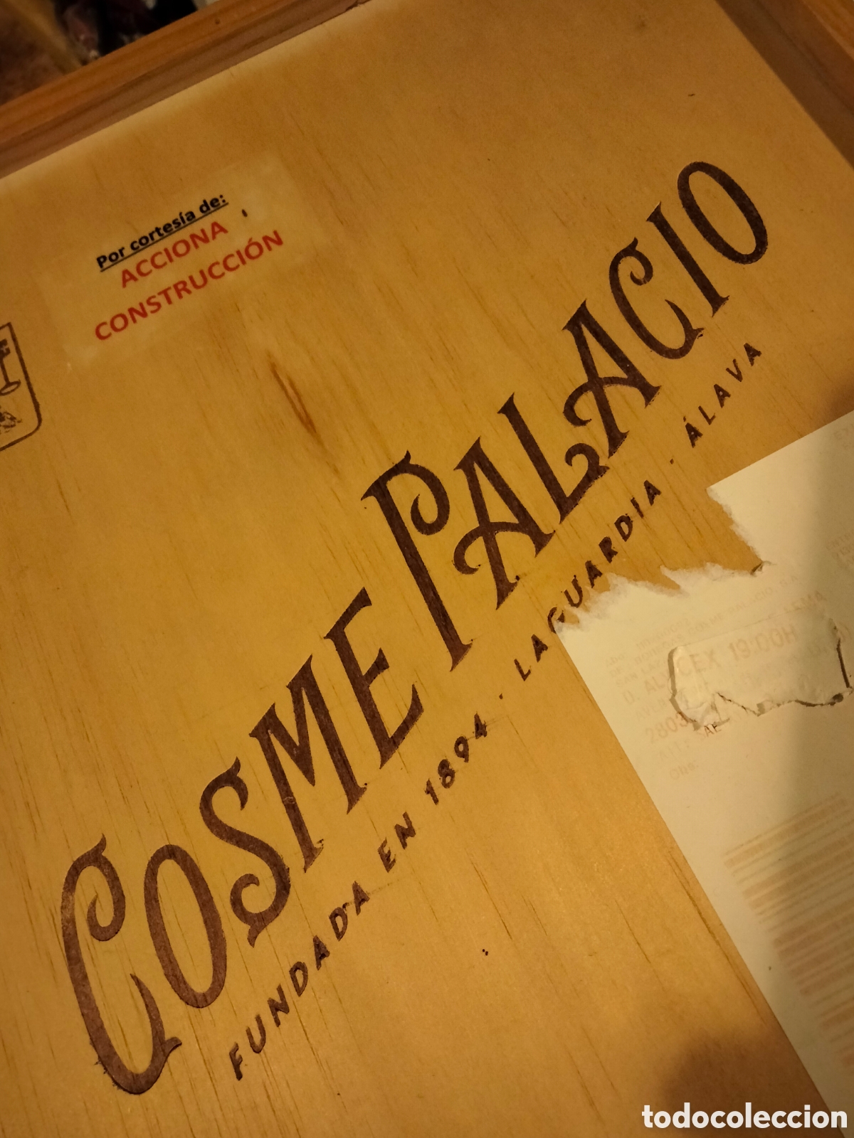 Segunda mano: Caja de vinos vac&iacute;a Cosme palacio - Foto 2