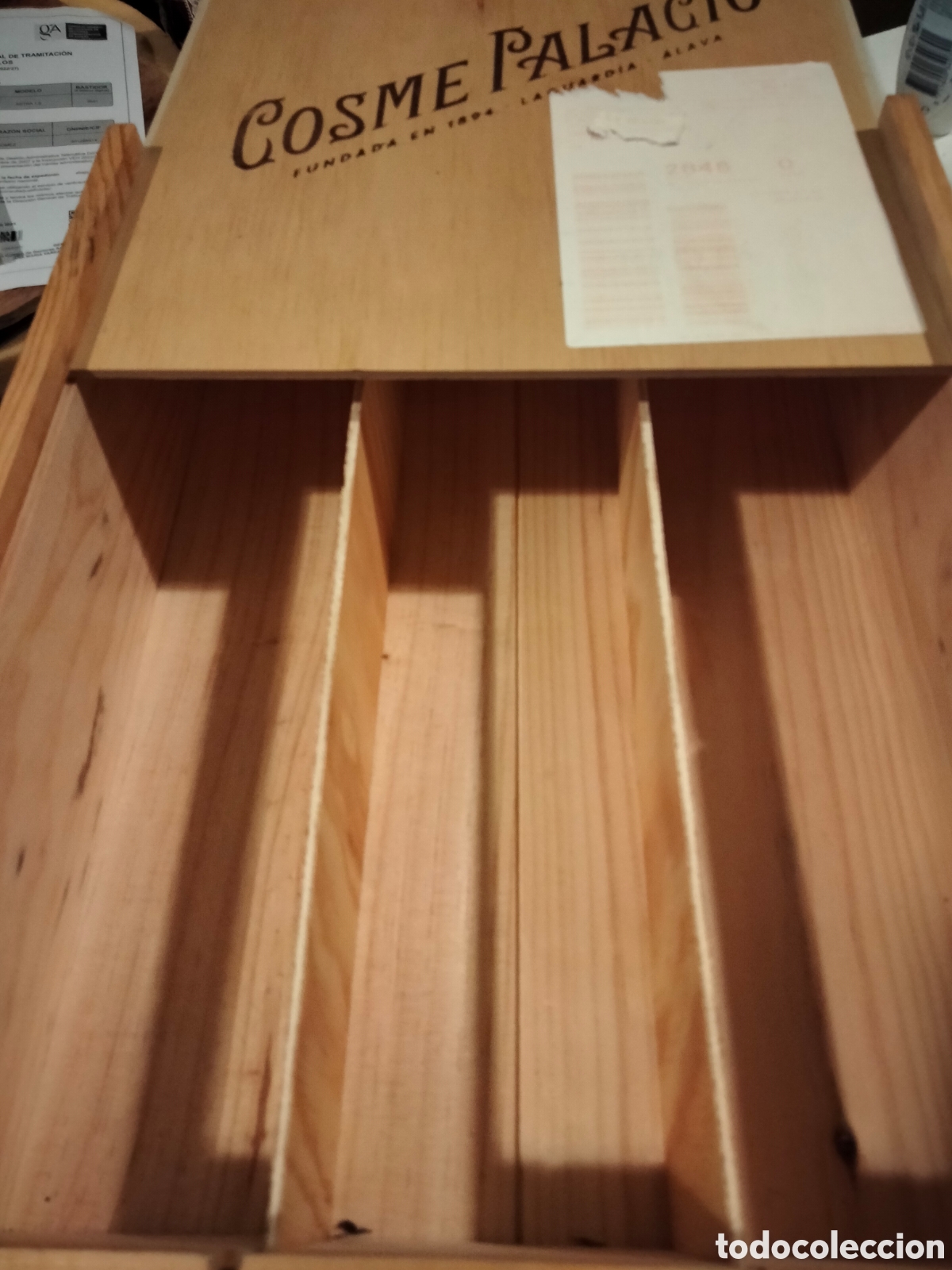 Segunda mano: Caja de vinos vac&iacute;a Cosme palacio - Foto 5