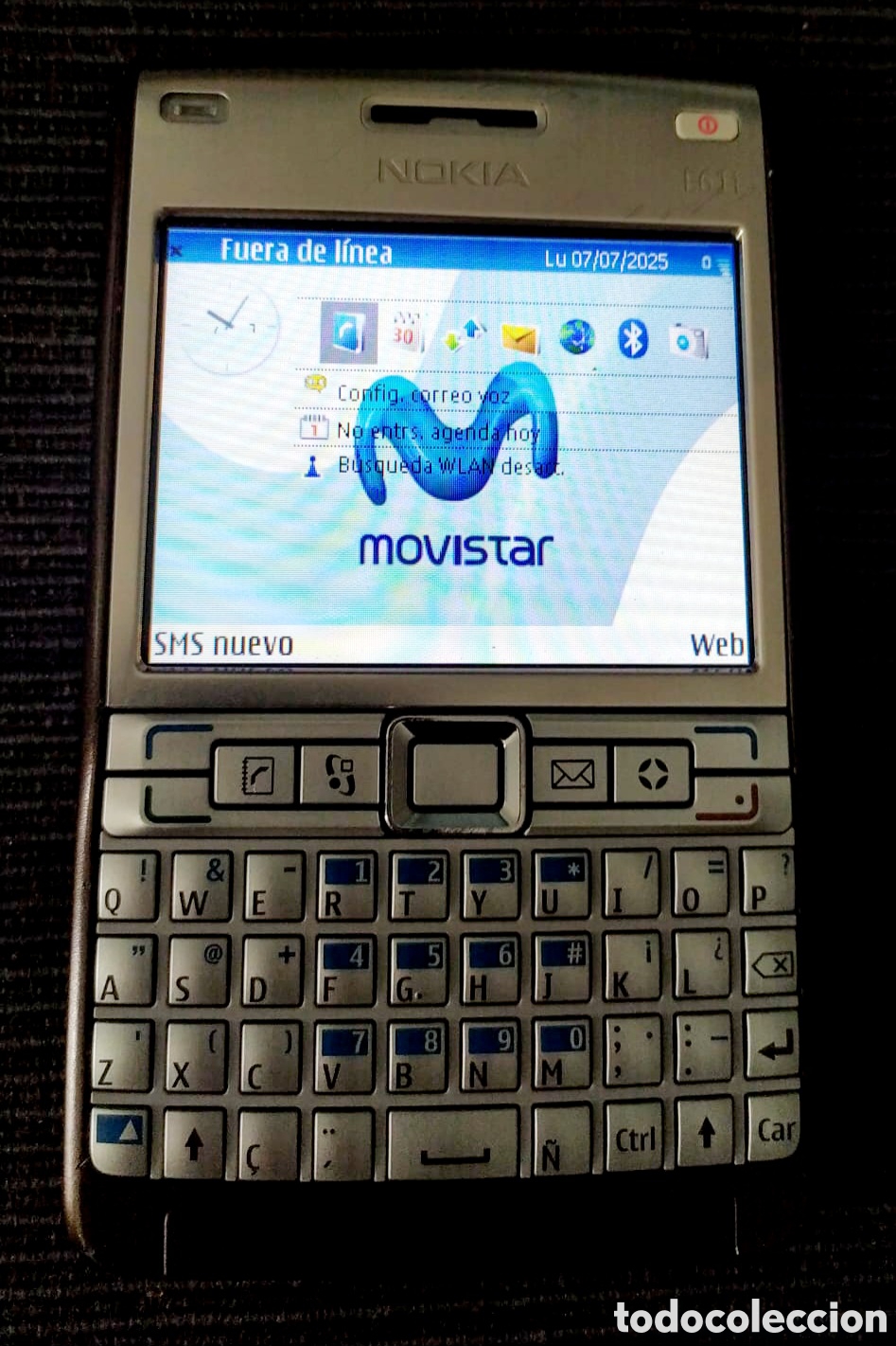 Segunda mano: TEL&Eacute;FONO NOKIA E61i ORIGINAL - Foto 2