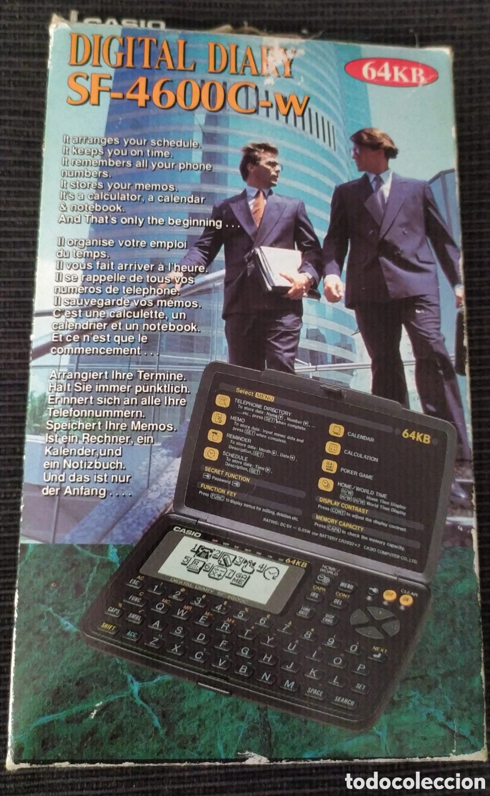Segunda mano: CASIO 64KB DIGITAL DIARY SF-4600C - Foto 5