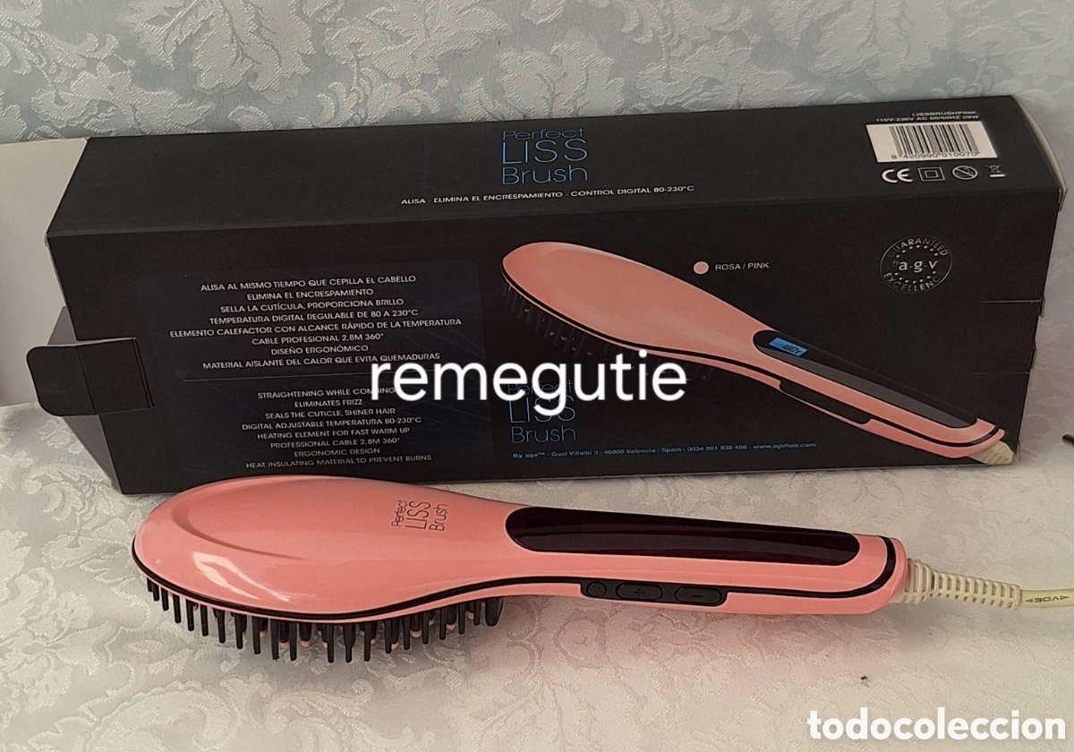Segunda mano: Cepillo alisador perfect lista rosa - Foto 2