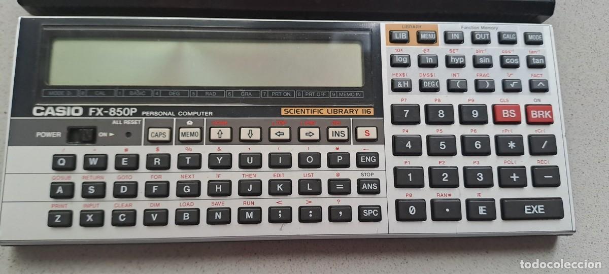 Segunda mano: CALCULADORA CASIO FX-850P PERSONAL COMPUTER SCIENTIFIC LIBRARY 116 C - Foto 2