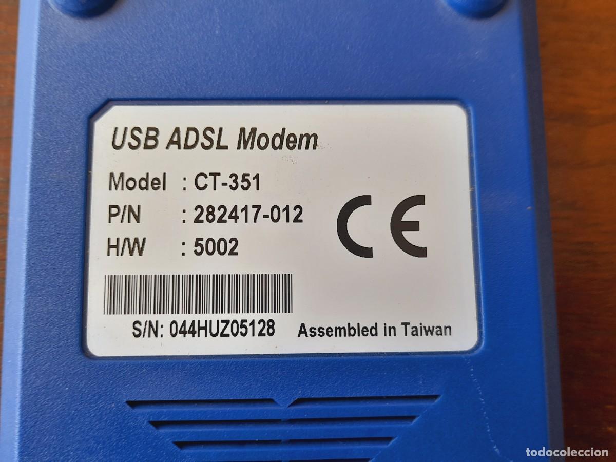 Segunda mano: Modem Terra ADSL comtrend, modelo CT-351 salida USB, para la conexi&oacute;n a internet, - Foto 2