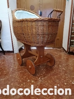 Segunda mano: Carreton de mimbre, con forro interior - Foto 3