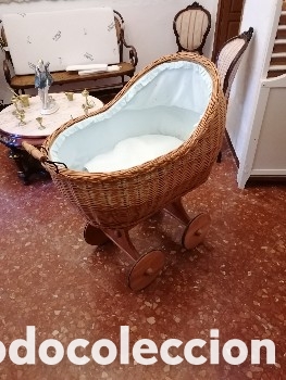 Segunda mano: Carreton de mimbre, con forro interior - Foto 4