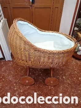 Segunda mano: Carreton de mimbre, con forro interior - Foto 1