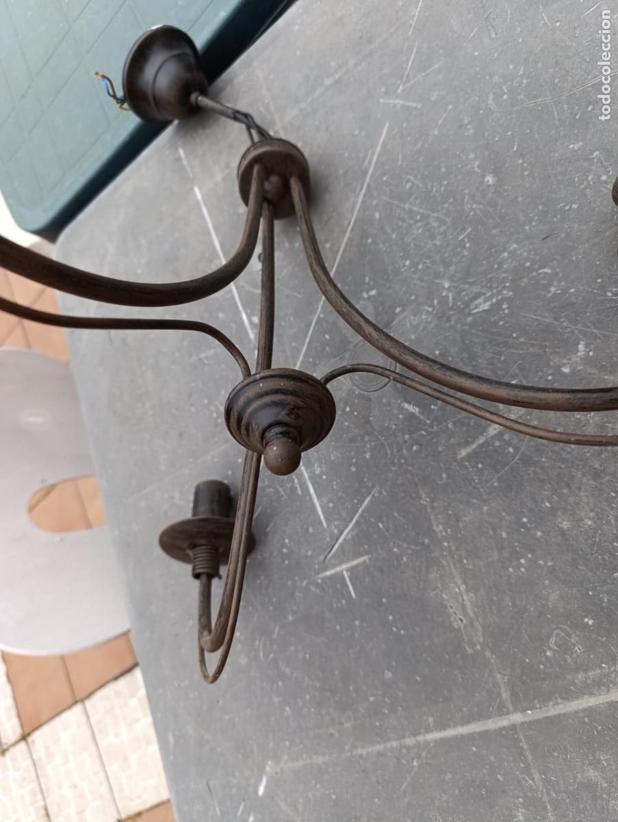 Segunda mano: LAMPARA TECHO TRES LUCES. - Foto 4