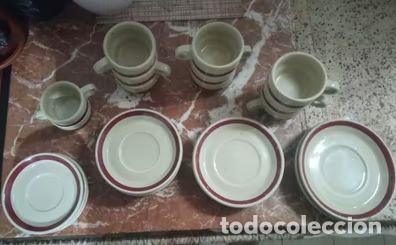 Segunda mano: Juego tazas cafe variado marron - Foto 1
