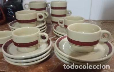 Segunda mano: Juego tazas cafe variado marron - Foto 2