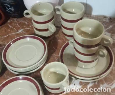 Segunda mano: Juego tazas cafe variado marron - Foto 3