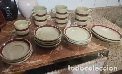 Segunda mano: Juego tazas cafe variado marron - Foto 5