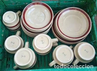 Segunda mano: Juego tazas cafe variado marron - Foto 6