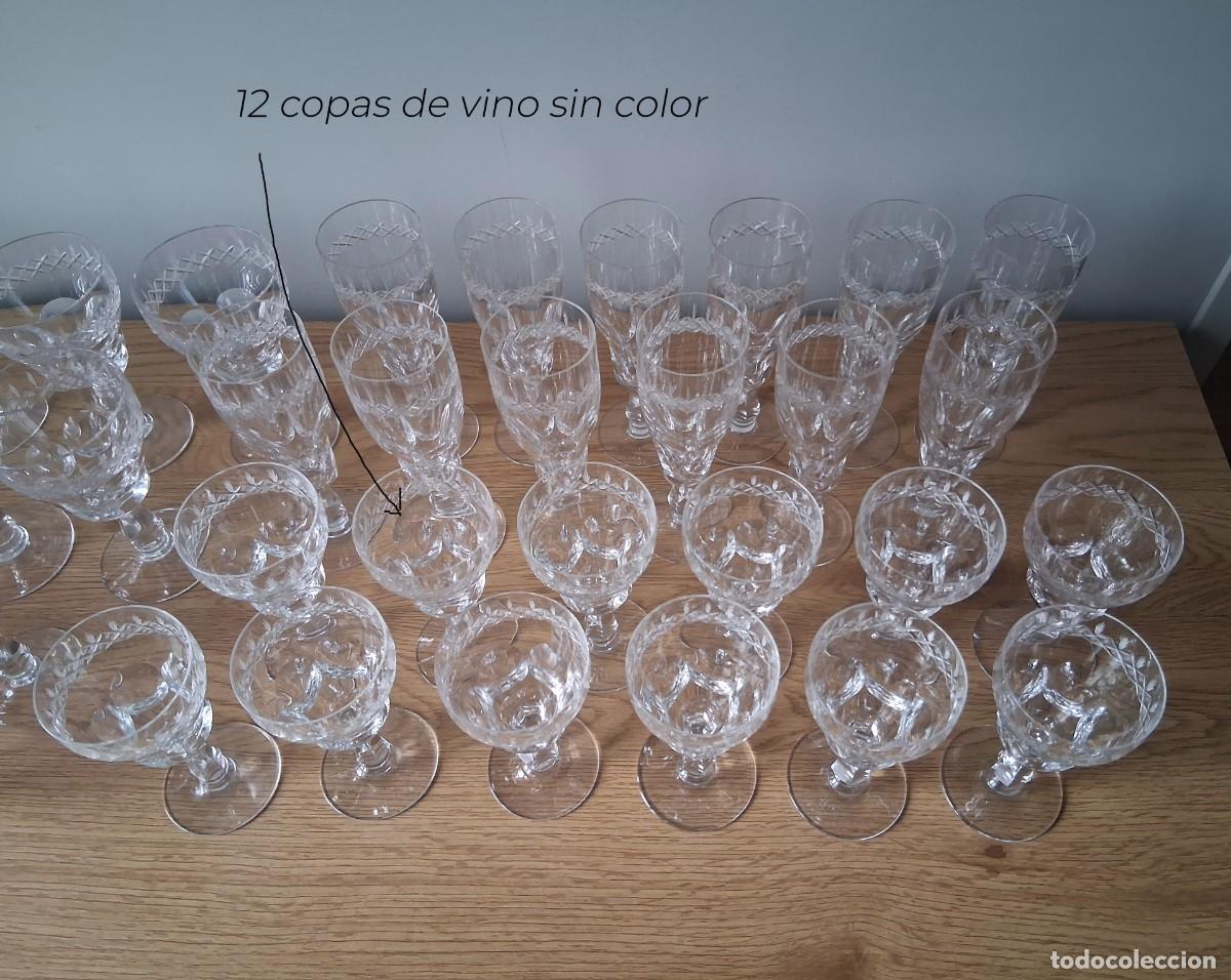 Segunda mano: Cristaler&iacute;a completa de 60 copas con 2 jarras - Foto 3