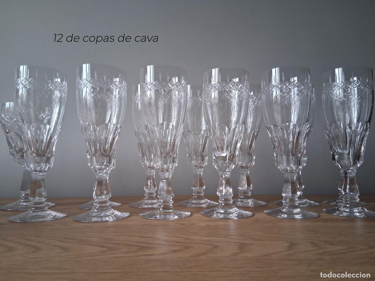 Segunda mano: Cristaler&iacute;a completa de 60 copas con 2 jarras - Foto 4