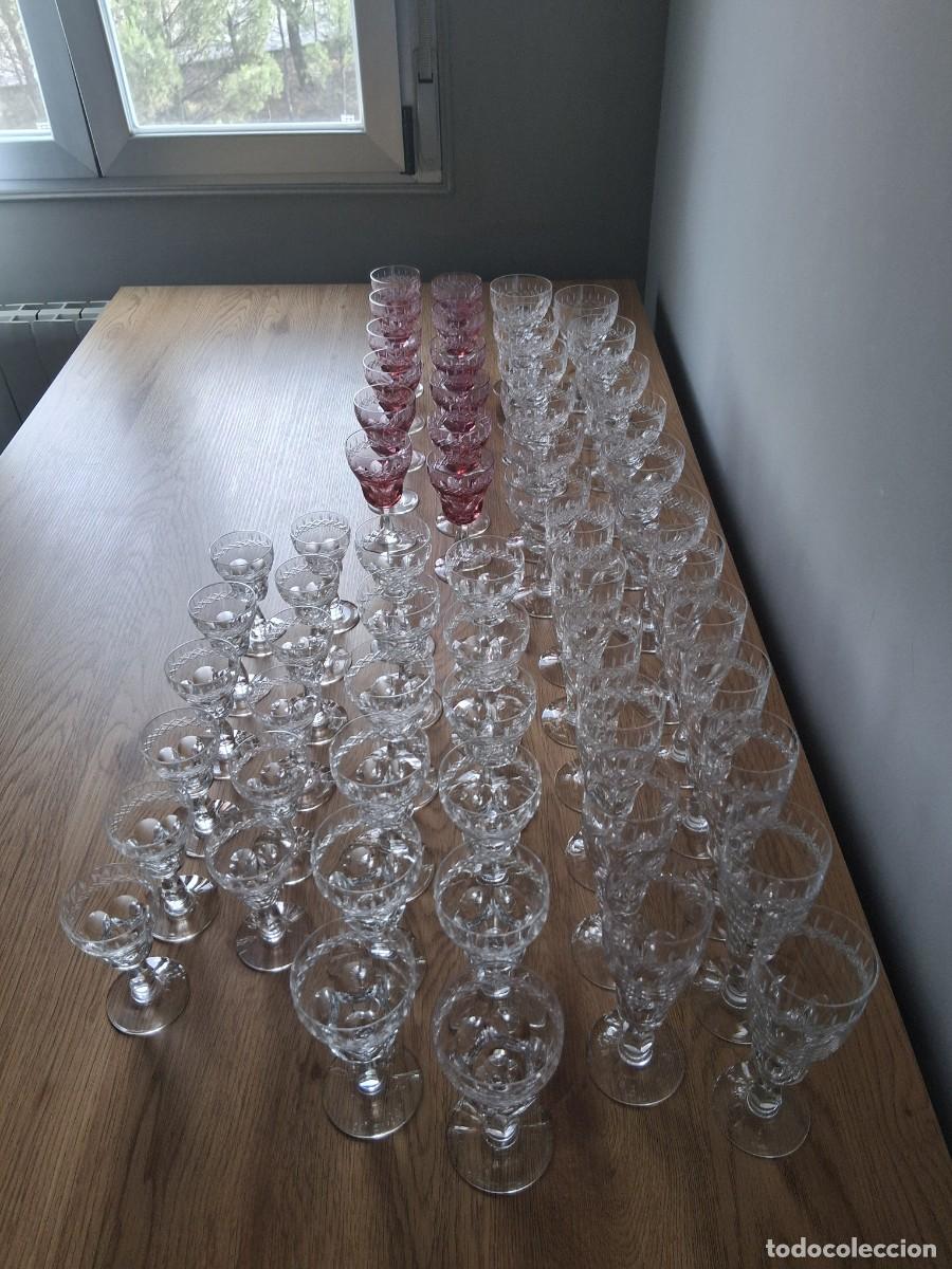 Segunda mano: Cristaler&iacute;a completa de 60 copas con 2 jarras - Foto 20