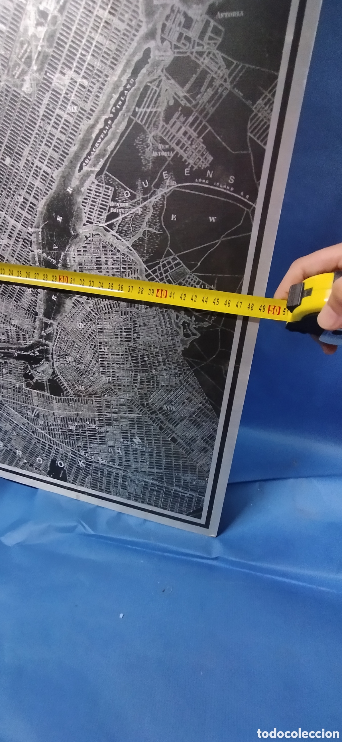 Segunda mano: Mapa vintage NY & Brooklyn - Metal - Foto 5