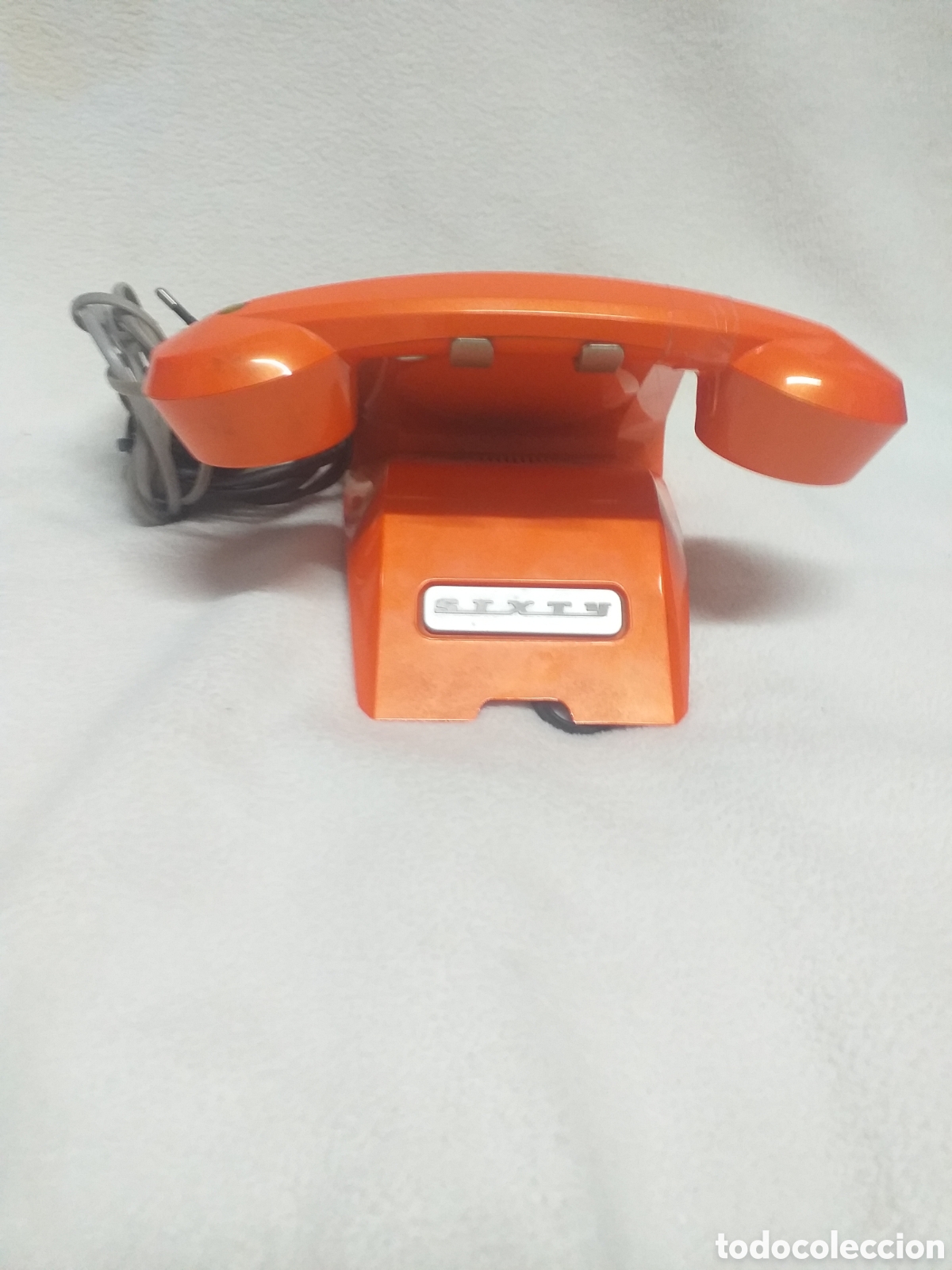 Segunda mano: Tel&eacute;fono Sagemcom naranja retro - Foto 4