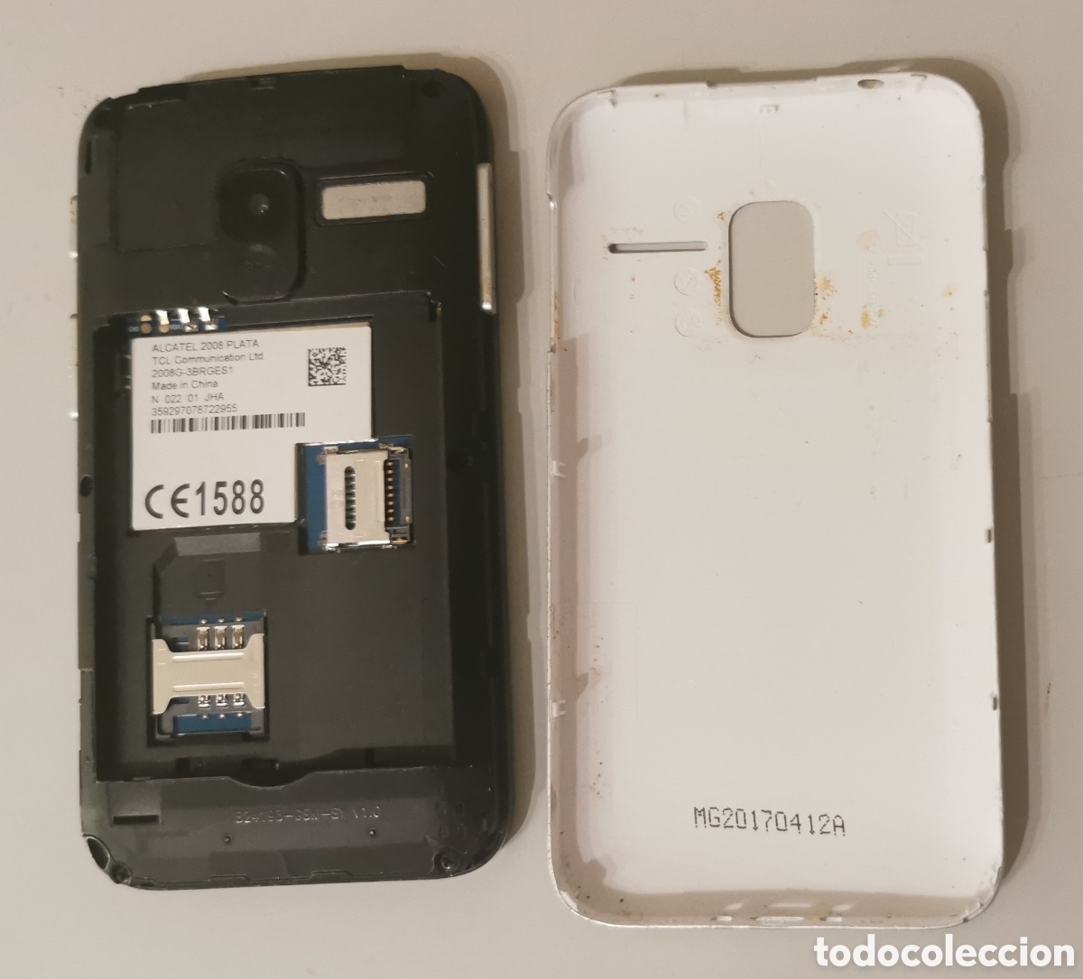 Segunda mano: Tel&eacute;fono de n&uacute;meros grandes Alcatel 2008G - Foto 2