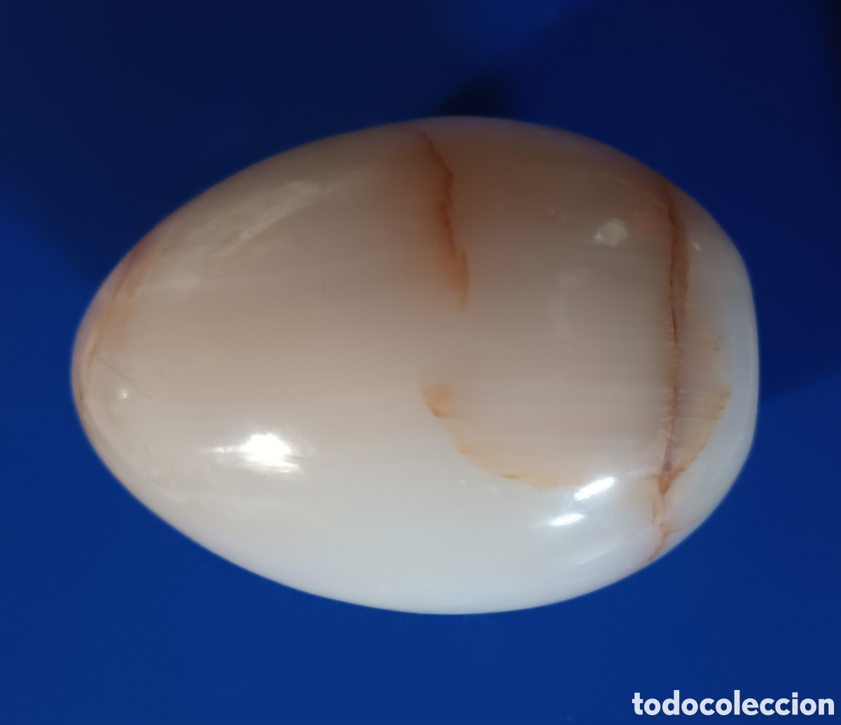 Segunda mano: HUEVO GRANDE DE MARMOL DECORATIVO - Foto 4