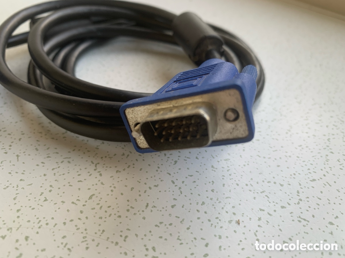Segunda mano: Cable VGA Azul de 1,80 metros - Foto 2