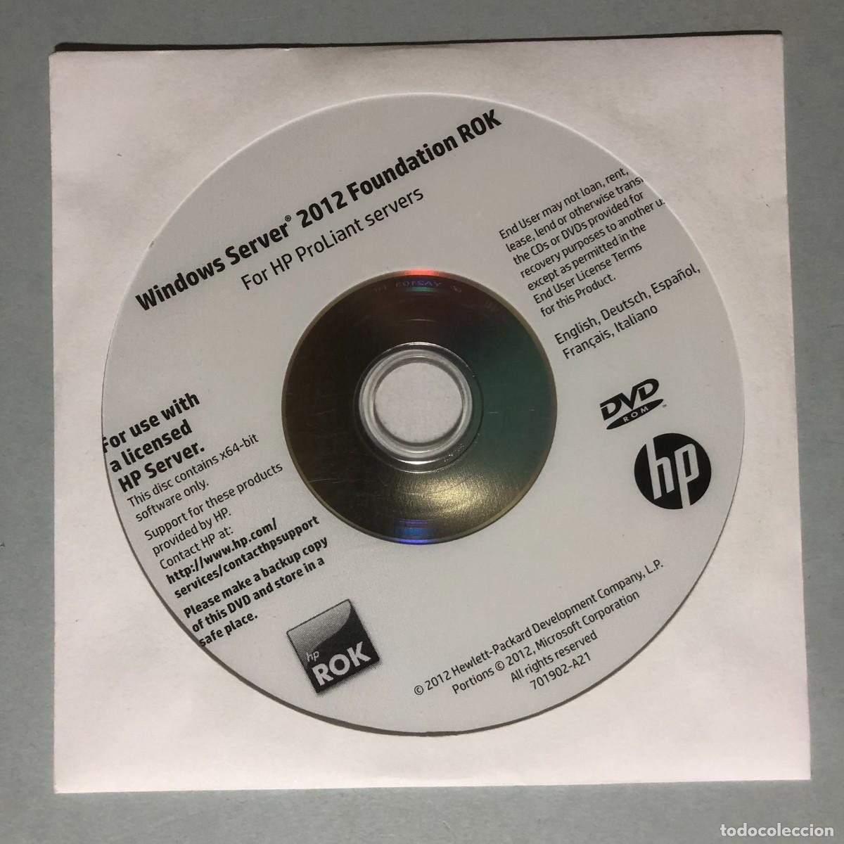 Segunda mano: Windows Server 2012 for HP Prolinat Servers ORIGINAL - Foto 3