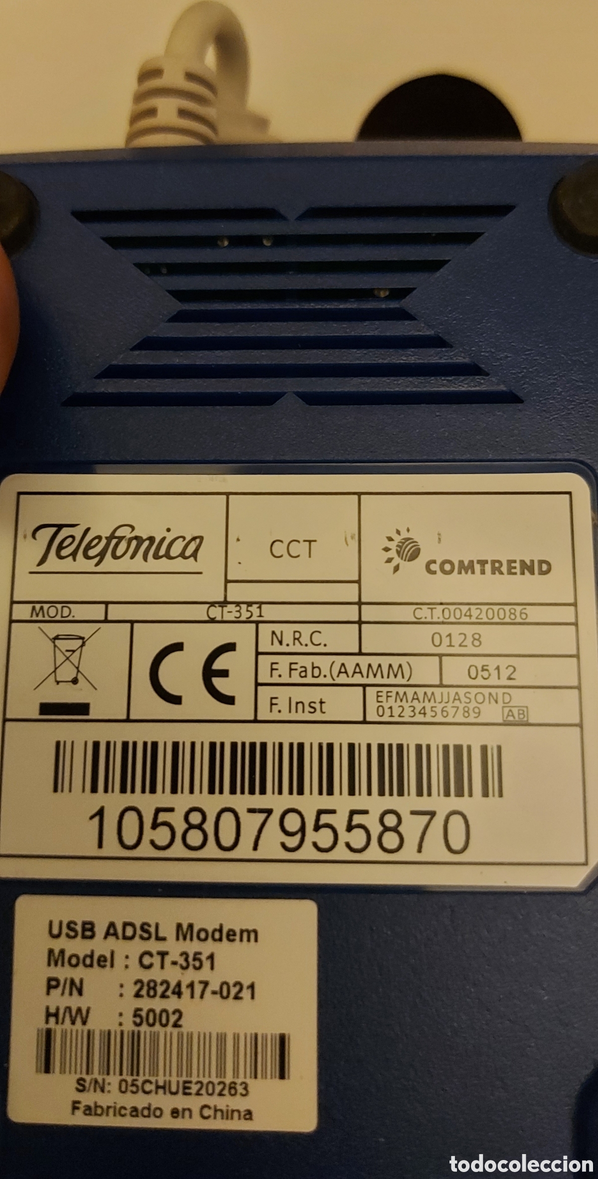Segunda mano: Kit ADSL USB Telefonica - Foto 3