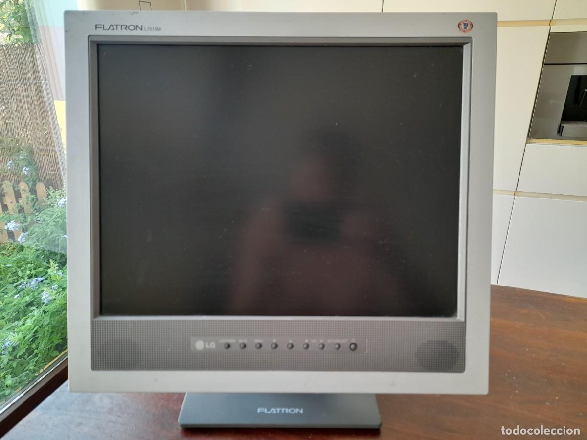 Zweite Hand: Monitor PC Vintage LG Flatron L1510M con pantalla LCD de 12 pulgadas y cables de conexi&oacute;n a VGA
