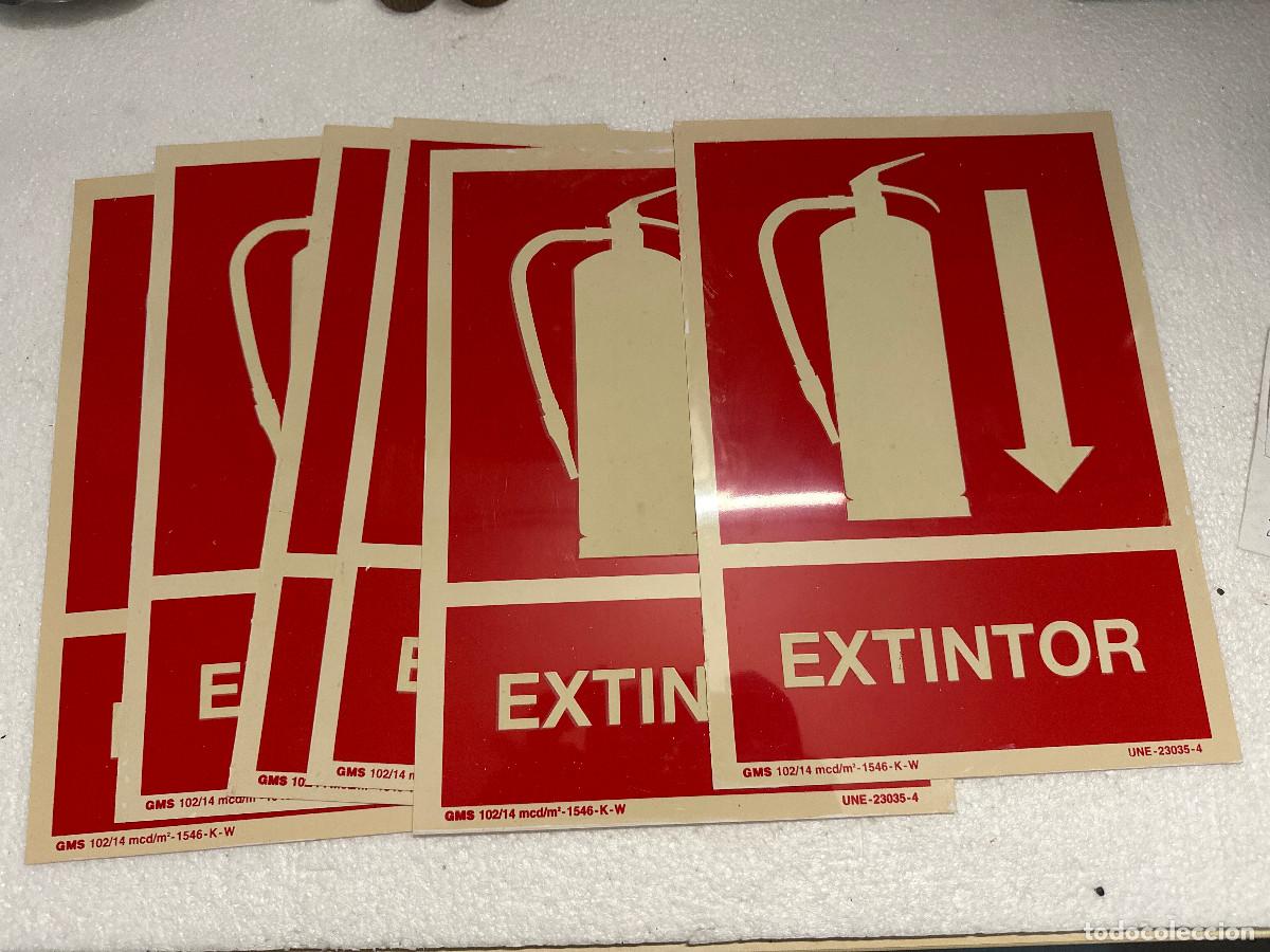 Segunda mano: LOTE DE 5 CARTELES DE EXTINTOR - Foto 3