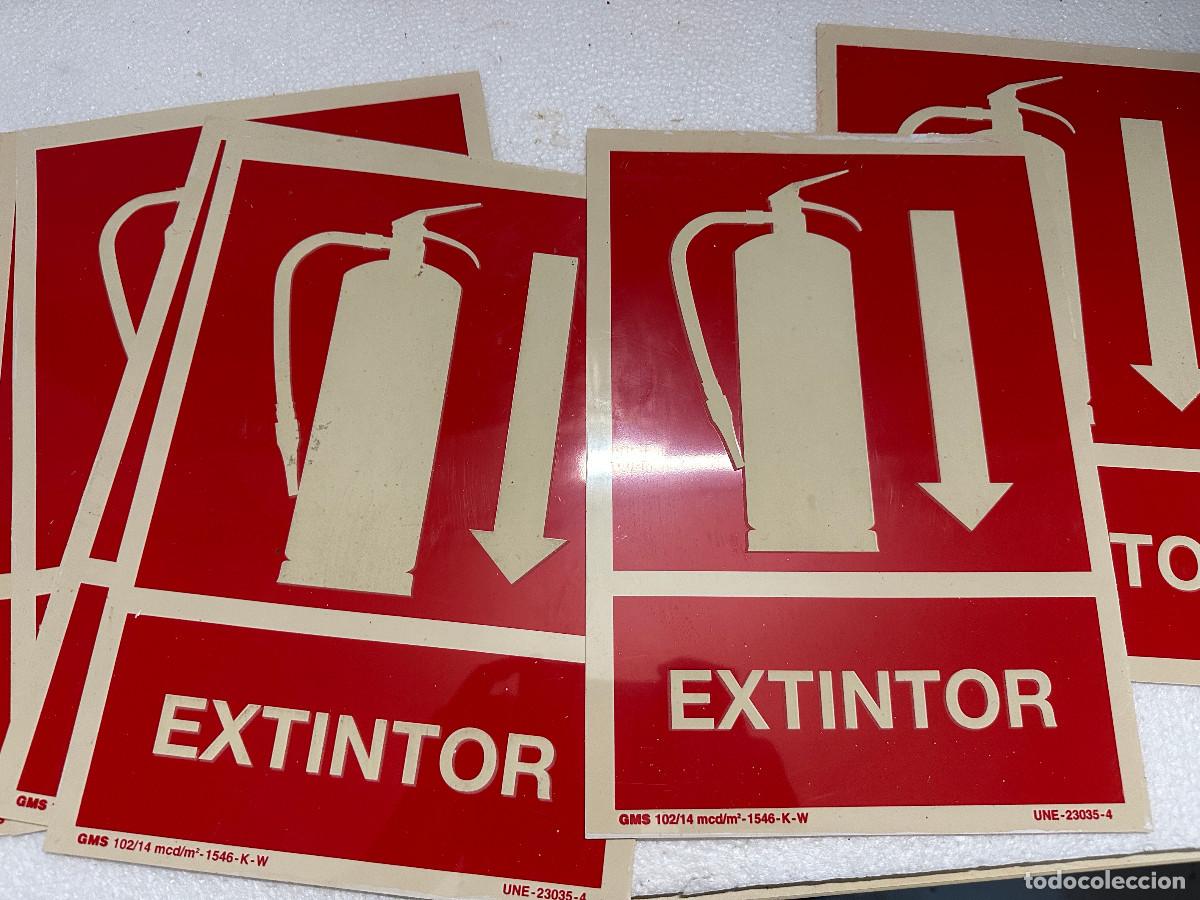 Segunda mano: LOTE DE 5 CARTELES DE EXTINTOR - Foto 5