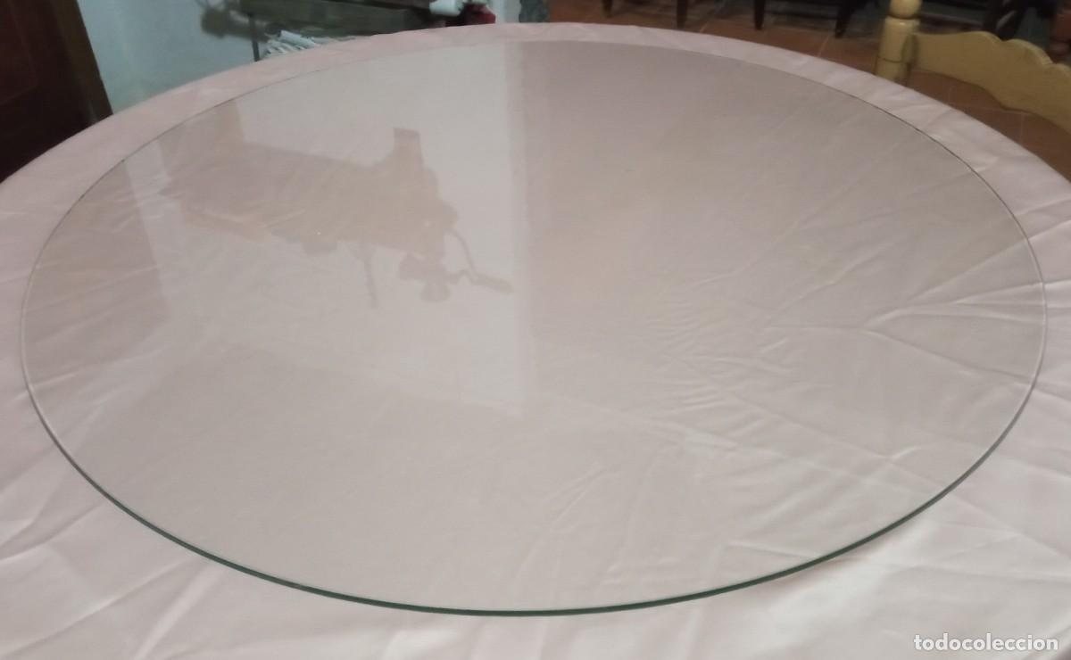 Segunda mano: Cristal redondo 80 cm para mesa camilla - Foto 1