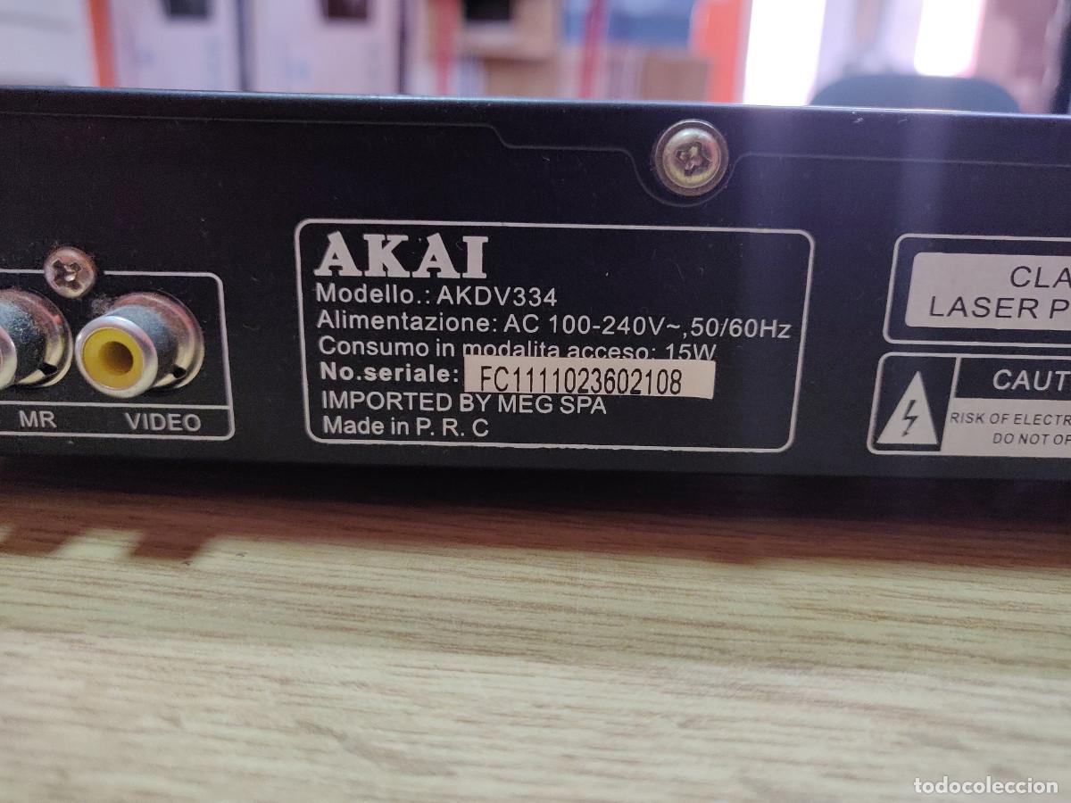 Segunda mano: REPRODUCTOR DVD/CD AKAI MOD-AKDV334 - Foto 2