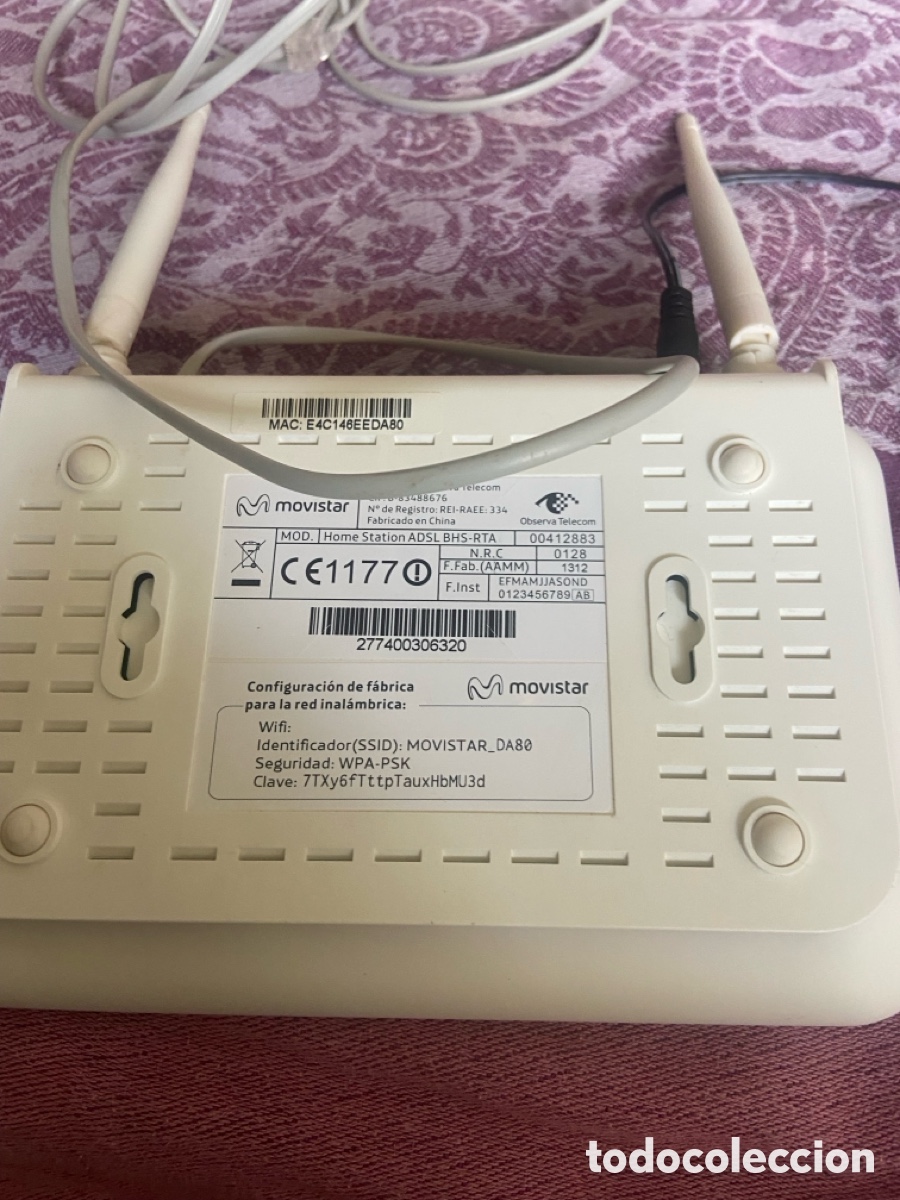 Segunda mano: 2 Router ADSL Movistar funcionando - Foto 4