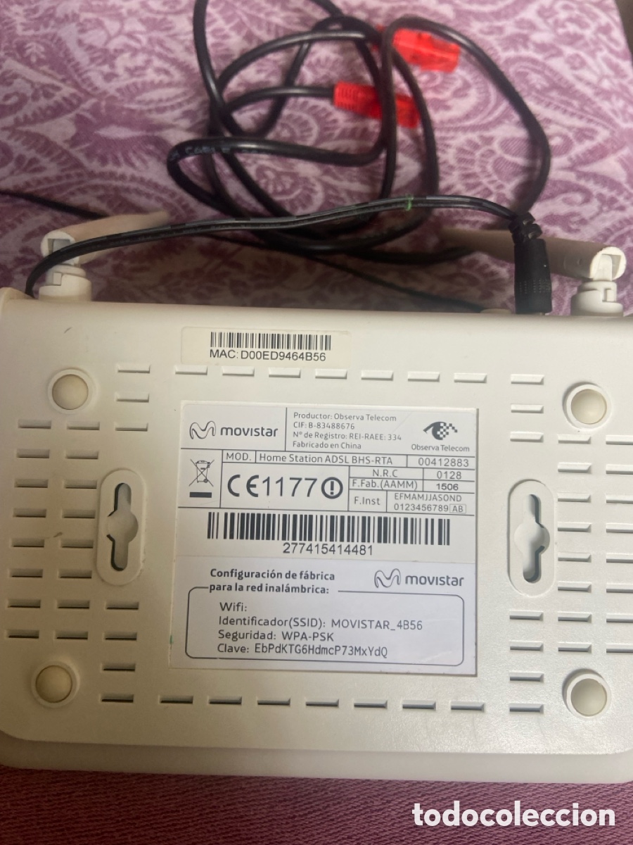 Segunda mano: 2 Router ADSL Movistar funcionando - Foto 5