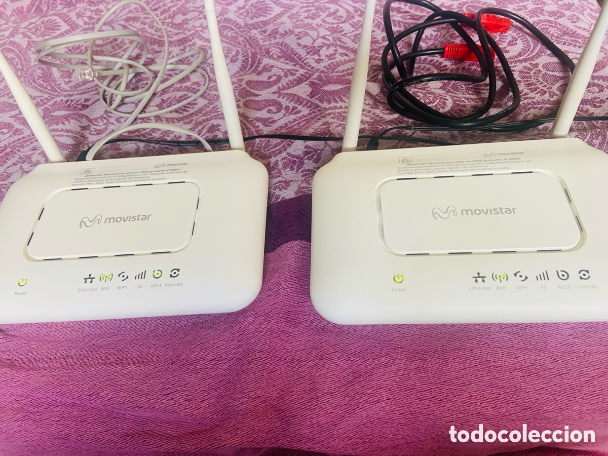 Segunda mano: 2 Router ADSL Movistar funcionando - Foto 1