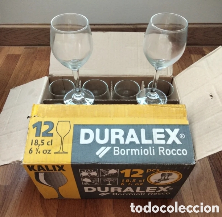 Segunda mano: LOTE 12 COPAS DE CAVA / CHAMPAN KALIX-DURALEX - Foto 1