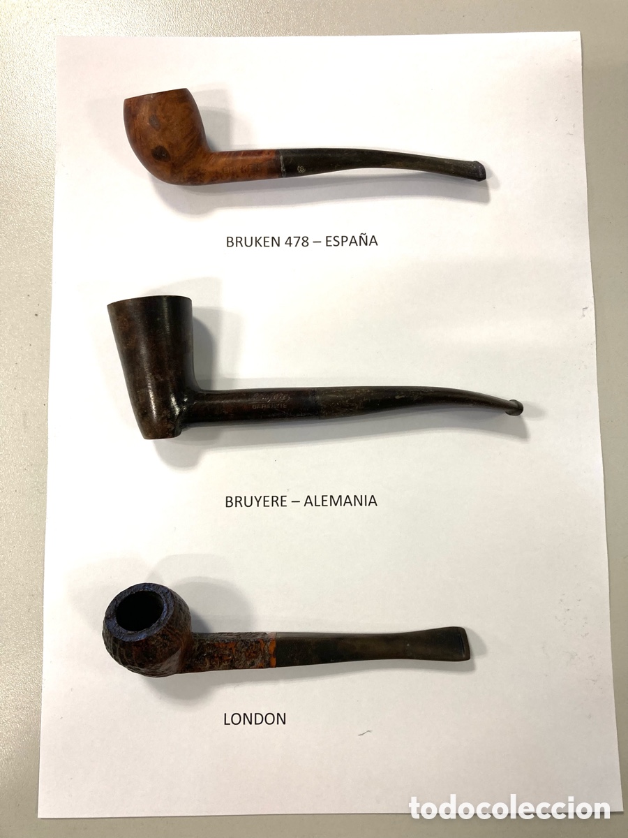 Segunda mano: Lote de 9 pipas fumador - Foto 1