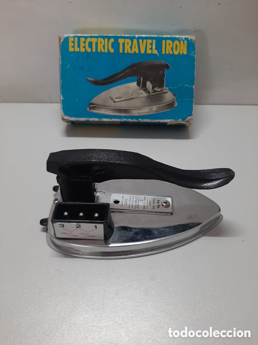 Segunda mano: Antigua plancha el&eacute;ctrica de Viaje - Foto 2
