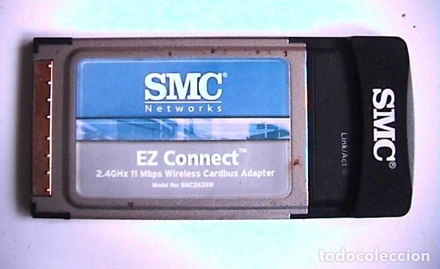 Segunda mano: WIRELESS CARDBUS ADAPTER. 2.4 GHZ SMC NETWORKS. MODEL SMC2635W - Foto 1
