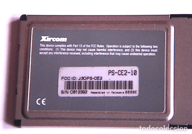Segunda mano: XIRCOM CREDICARD ETHERNER ADAPTER. PARA PORTAT&Iacute;L. PERFORMANCE - Foto 2