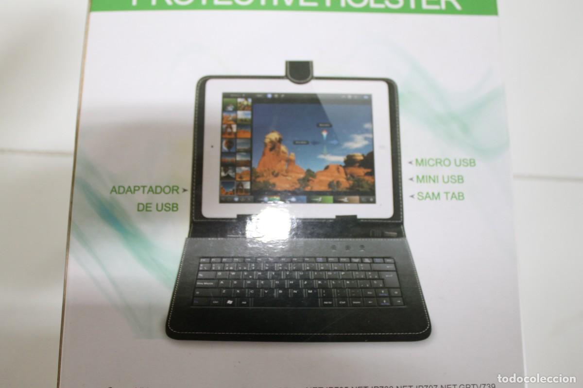 Segunda mano: ESTUCHE PROTECTOR DE CUERO PARA MINI TABLETAS CON TECLADO - Foto 9