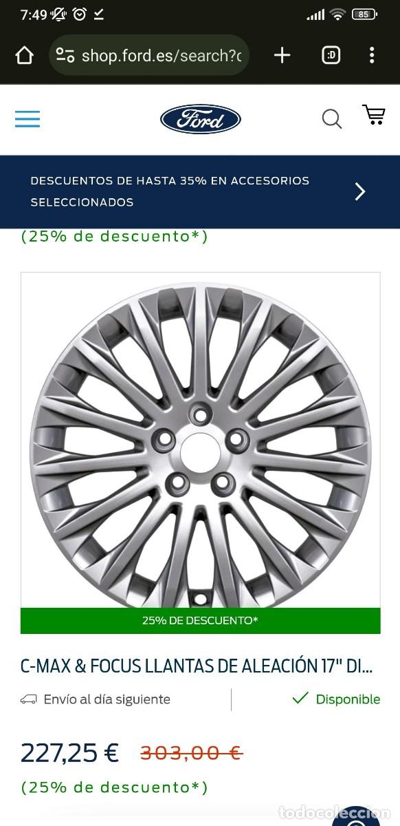 Segunda mano: LLANTA FORD FOCUS 17&rdquo; ORIGINAL env&iacute;o econ&oacute;mico - Foto 3