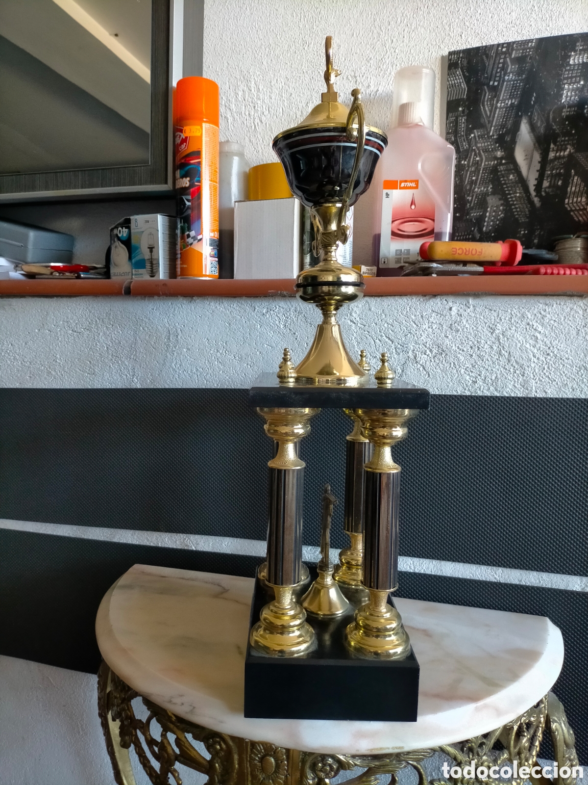 Segunda mano: TROFEO 57 CM CUATRO COLUMNAS jj - Foto 3