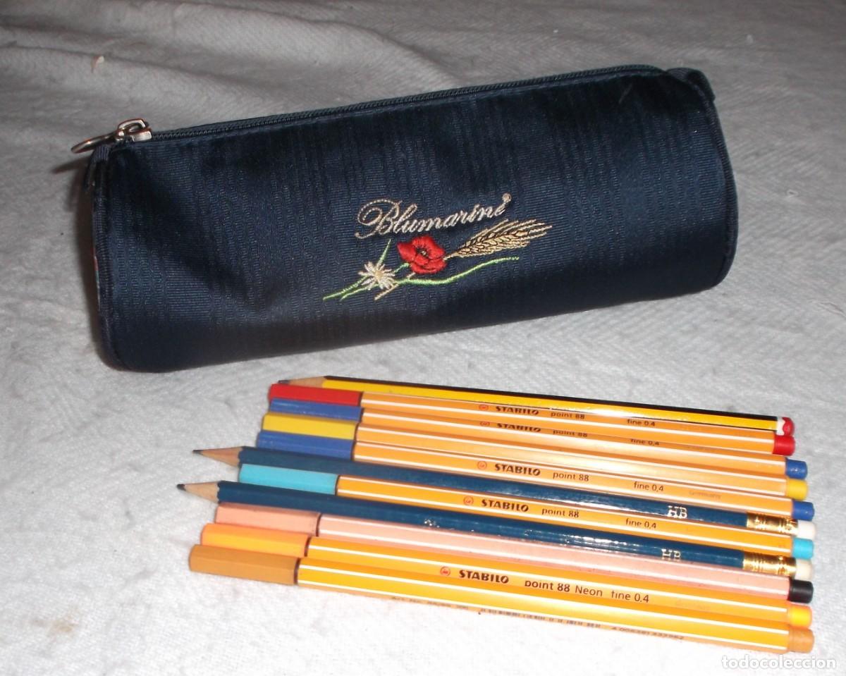 Segunda mano: boligrafos de colores+dos lapices y estuche Blumarini - Foto 2