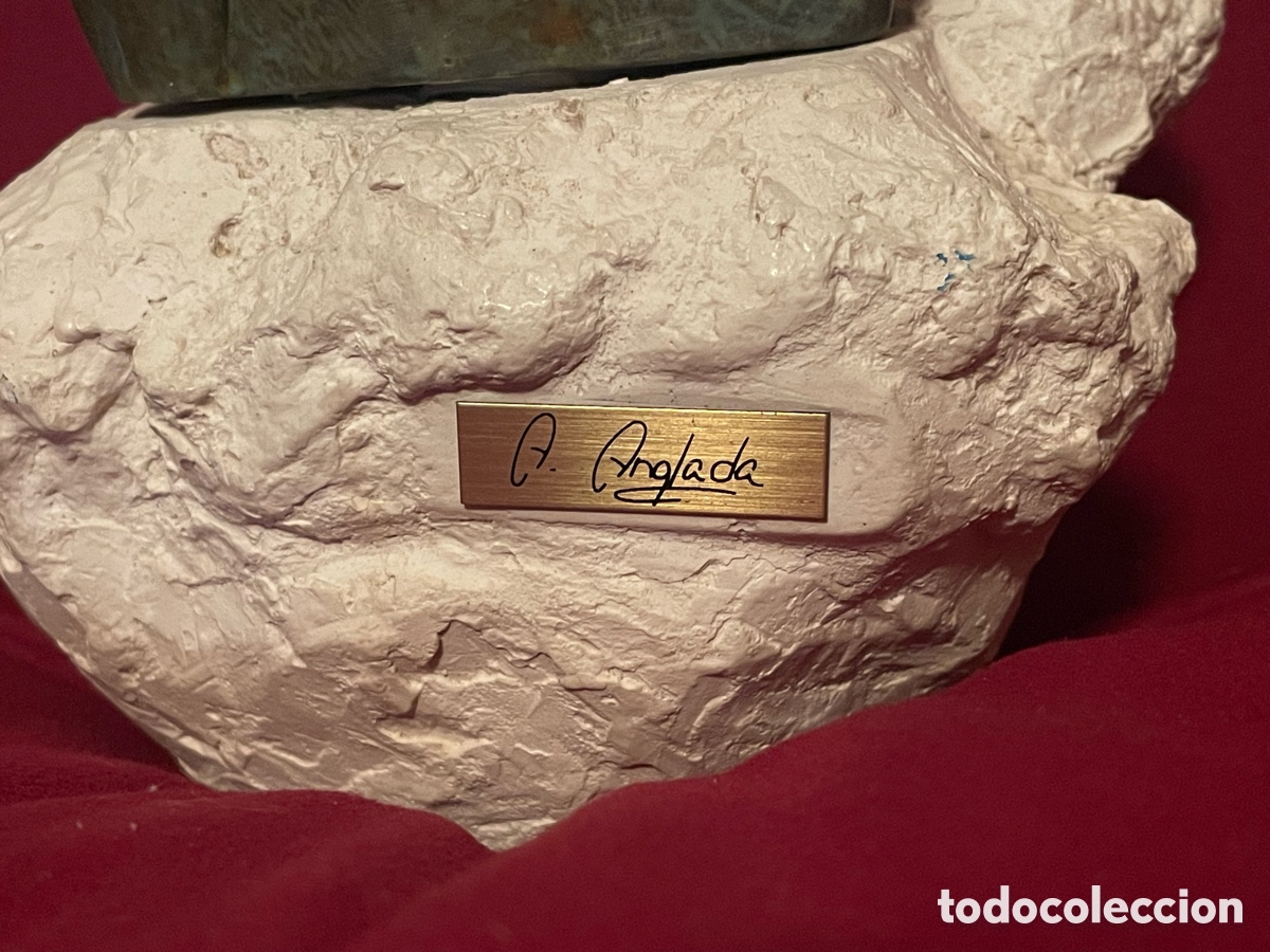 Segunda mano: Figura maternidad en bronce envejecido - Foto 3